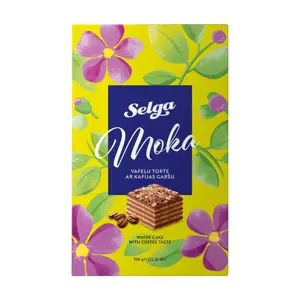 SELGA Vaflinis tortas MOKA 350g