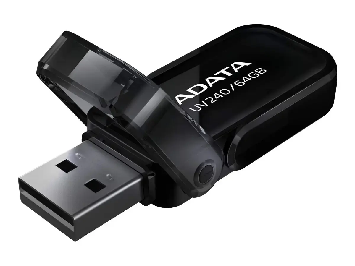 ADATA UV240 USB atmintinė 64 GB USB Type-A 2.0 Black