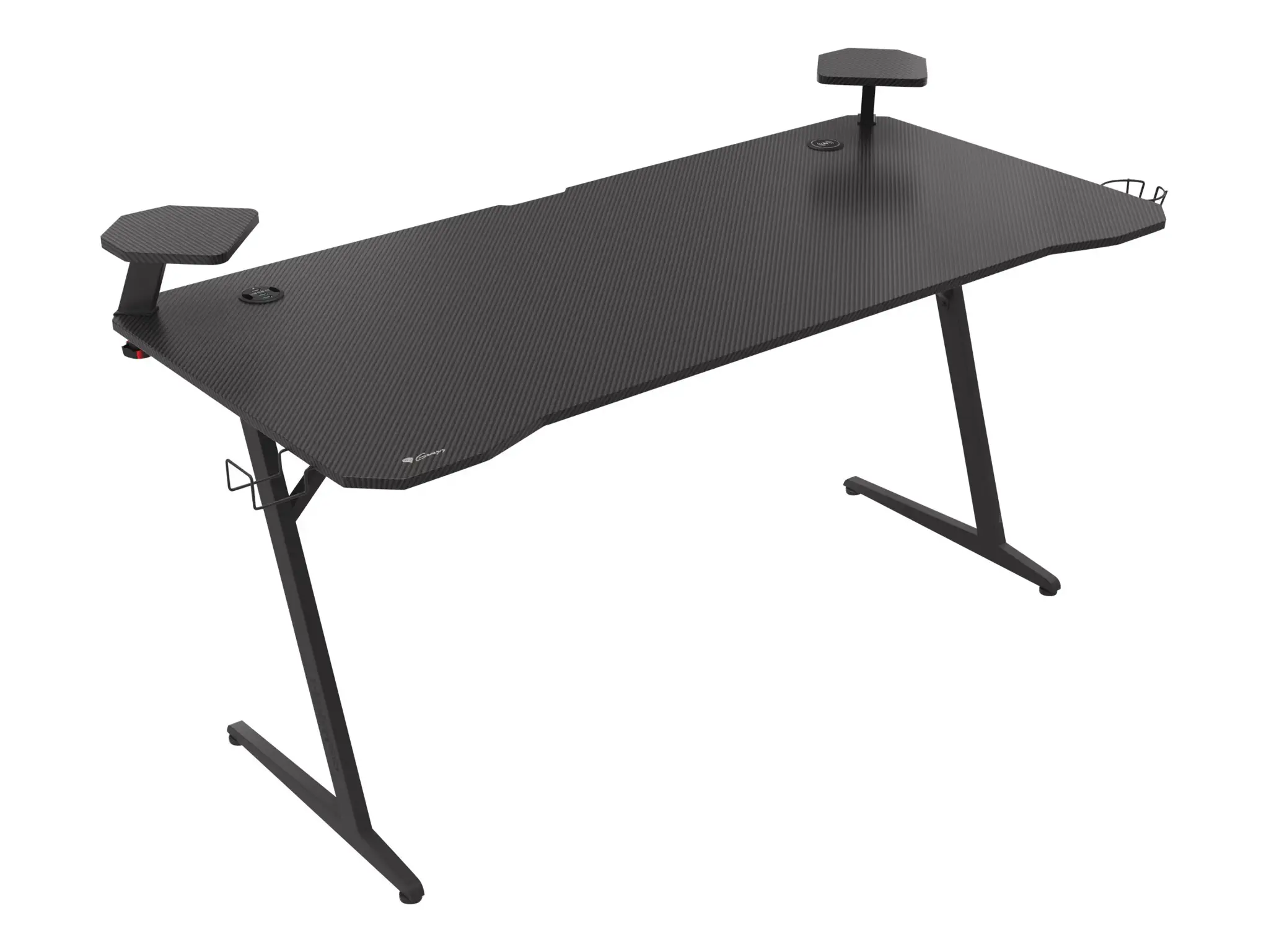 Žaidimų stalas Natec Genesis Holm 510 RGB, Juoda