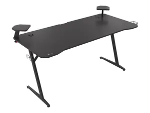 Žaidimų stalas Natec Genesis Holm 510 RGB, Juoda