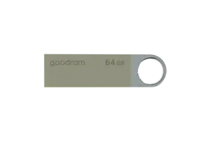"Goodram UUN2", 64 GB, A tipo USB, 2.0, 20 MB/s, be dangtelio, sidabrinės spalvos