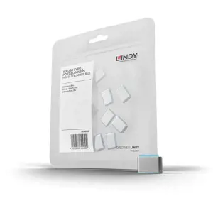 USB PRIEVADO C TIPO BLOKAVIMO ĮTAISAS 10 VNT., MĖLYNAS 40466 LINDY