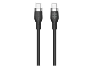 Hyper 1.5m Silicone USB-C to USB-C 60W Charging Cable - Black | Hyper