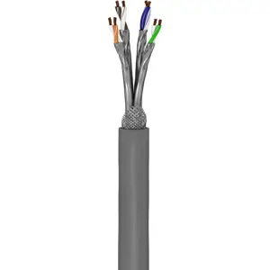 Goobay | CAT 6A Network Cable, S/FTP (PiMF), 50 m | 96093 | S/FTP | Grey