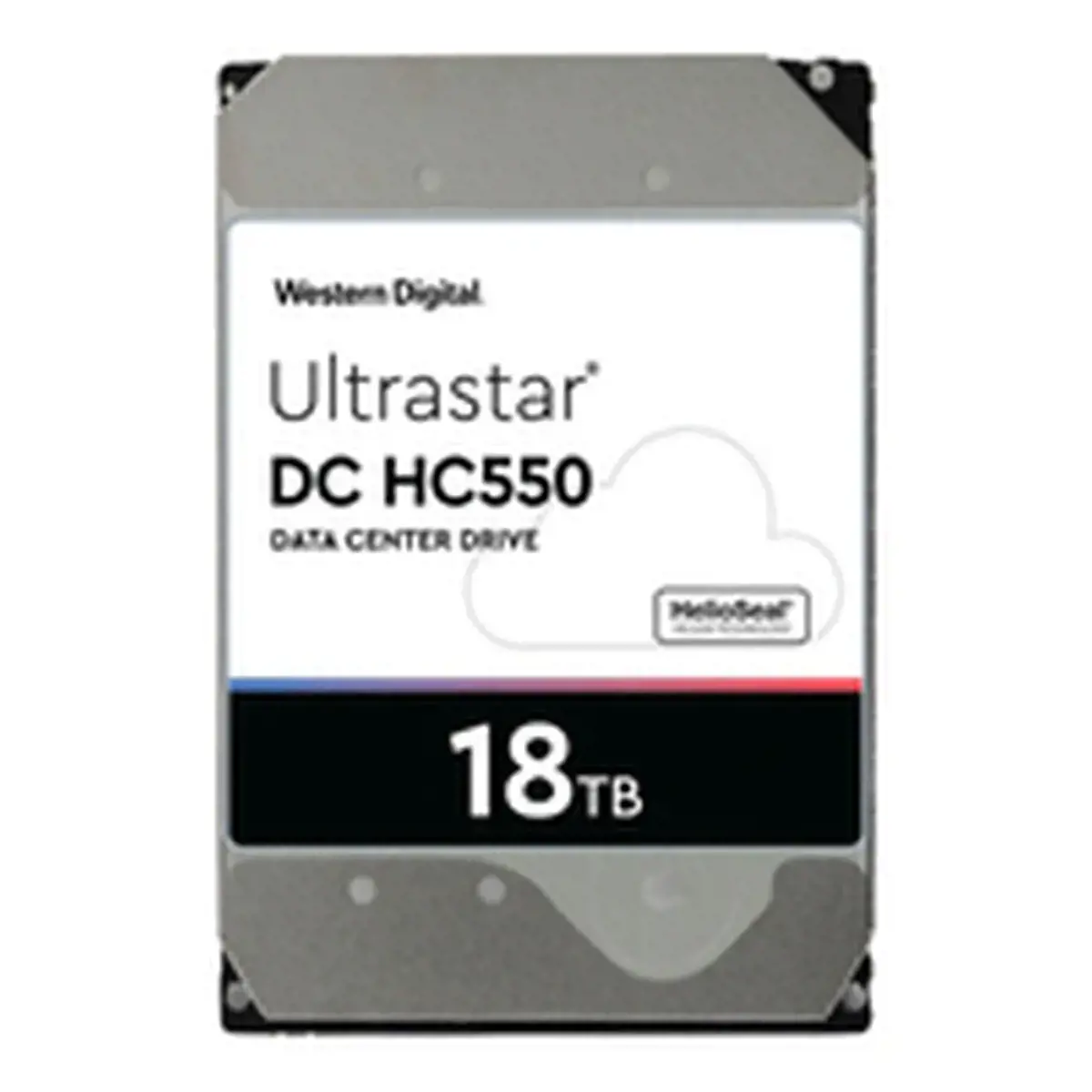 WESTERN DIGITAL Ultrastar DC HC550 18 TB standusis diskas SAS Ultra 512MB 7200RPM 512E SE P3 DC HC550 3,5 colio urmu - WUH721818AL5204