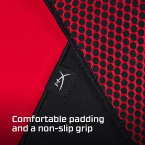 "HyperX Pulsefire Mat" - žaidimų pelės kilimėlis - medžiaginis (L), juodas, vienspalvis, medžiaginis, guminis, žaidimų pelės kilimėlis