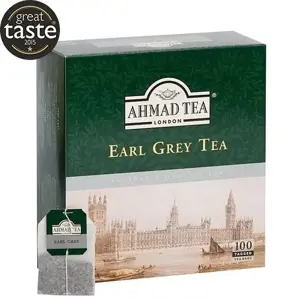 Arbata AHMAD EARL GREY, maišeliuose, 100vnt x 2g