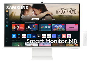 Samsung M80D, 81.3 cm (32"), 3840 x 2160 pixels, 4K Ultra HD, LED, 4 ms, White