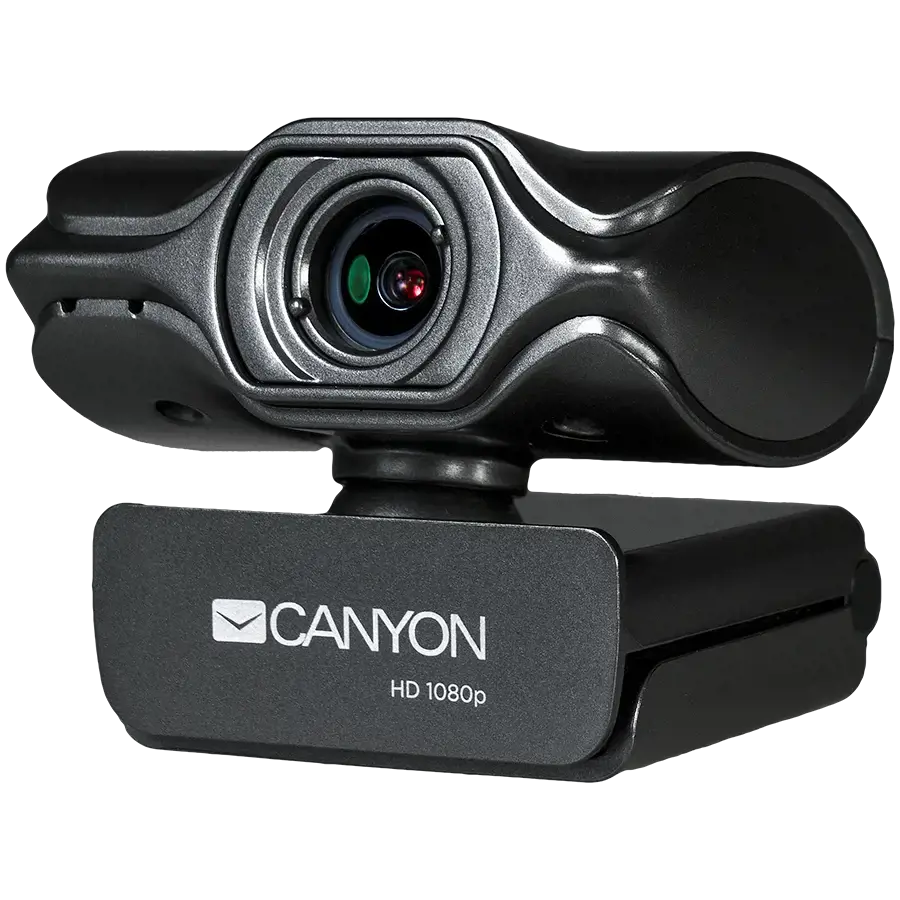CANYON C6 2k Ultra Full HD 3.2Mega internetinė kamera su USB2.0 jungtimi, įmontuotu MIC, IC SN5262, jutiklis Aptina 0330, matymo kampas 80°, su trikoju, laido ilgis 2.0 m, pilka, 61.1*47.7*63.2 mm, 0.182 kg