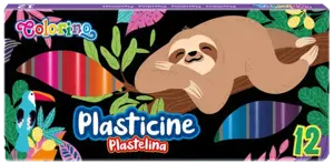 Plastilinas 12 spalvų Wildkid