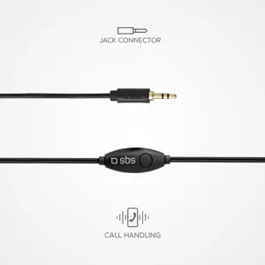 SBS earphones Studio Mix 10, black