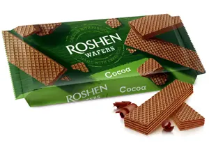 Vafliai ROSHEN WAFERS, su kakava, 216g