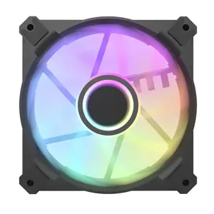 "Darkflash INF8 ARGB" kompiuterio ventiliatorių rinkinys 3in1 120x120 (juodas)