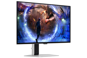 Samsung G60SD, 68.6 cm (27"), 2560 x 1440 pixels, Quad HD, OLED, 0.03 ms, Silver