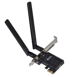 TP-Link AX1800 "Wi-Fi 6 Bluetooth 5.2 PCIe" adapteris, vidinis, belaidis, "PCI Express", WLAN / "Bluetooth", 1800 Mbps, juodas