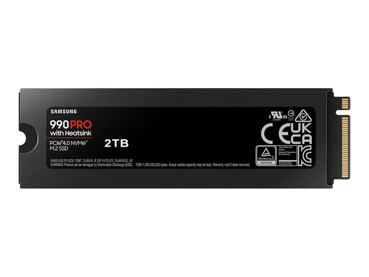 SSD diskas Samsung 990 PRO with Heatsink 2 TB, M.2, PCI Express 4.0