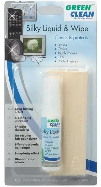 "Green Clean Silky Liquid &amp; Wipe LC-1000