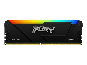 Kingston Technology FURY 32GB 3200MT/s DDR4 CL16 DIMM Beast RGB, 32 GB, 1 x 32 GB, DDR4, 288-pin DI…