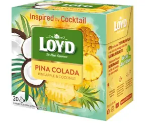 Vaisinė arbata LOYD, pina colada skonio, 20 x 1.7g