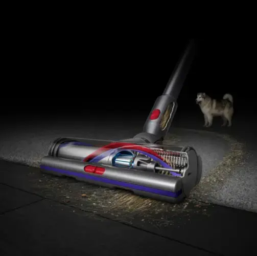 Dyson V15 Detect Absolute Belaidis dulkių siurblys, Nickel/Yellow