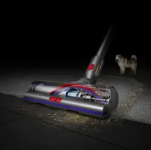 Dyson V15 Detect Absolute Belaidis dulkių siurblys, Nickel/Yellow