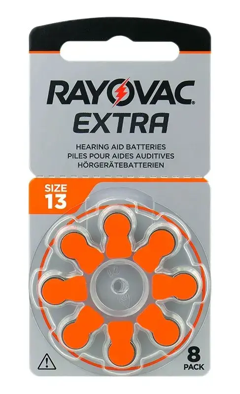 Elementai klausos aparatams RAYOVAC Extra, 13PR48, 8vnt