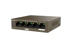 IP-COM Networks G1105PD tinklo komutatorius Nevaldomas L2 Gigabit Ethernet (10/100/1000) Power over Ethernet (PoE) Juodas