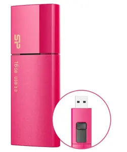 SILICON POWER atmintinė USB Blaze B05 16GB USB 3.2 Pink