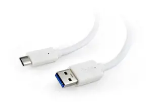 KABELIS USB-C Į USB3 0,1 M BALTAS/CCP-USB3-AMCM-W-0,1 M GEMBIRD