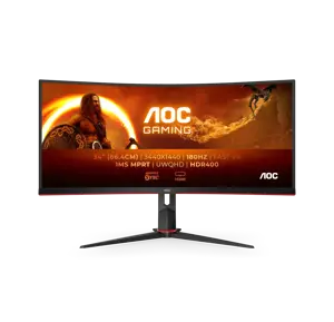 AOC G2 CU34G2XP/BK, 86.4 cm (34"), 3440 x 1440 pixels, 5 ms