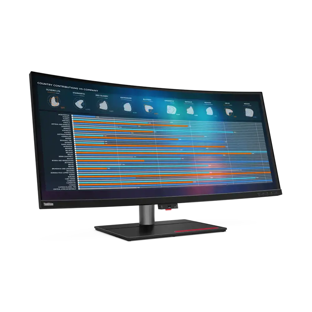 Monitorius Lenovo ThinkVision P40w-20, 100.8 cm (39.7"), 5120 x 2160 pixels, 5K Ultra HD, LED, 6 ms, Black
