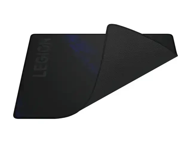 Lenovo GXH1C97870, juoda, mėlyna, vaizdas, mikropluoštas, guma, neslystantis pagrindas, žaidimų pelės kilimėlis