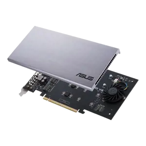 ASUS HYPER M.2 X16 CARD V2, PCIe, M.2, PCIe 3.0, 128 Gb/s, 202 mm, 13 mm