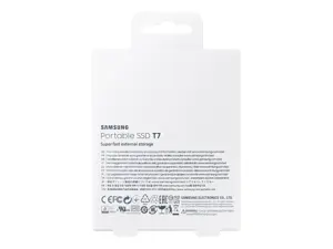 "Samsung" nešiojamasis SSD T7, 2000 GB, C tipo USB, 3.2 Gen 2 (3.1 Gen 2), 1050 MB/s, apsauga nuo slaptažodžio, mėlynas