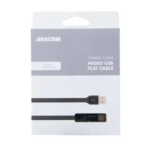 AVACOM DATOVY A NABIJECI MIC-120K MICRO USB - USB 2.0, 120CM, BLACK