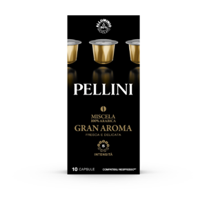 Kavos kapsulės PELLINI Gran Aroma, 10x5,5g