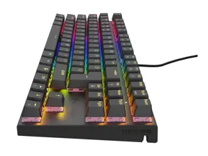 Genesis | THOR 303 | Mechanical Gaming Keyboard | Wired | US | Outemu Peach Silent | Black