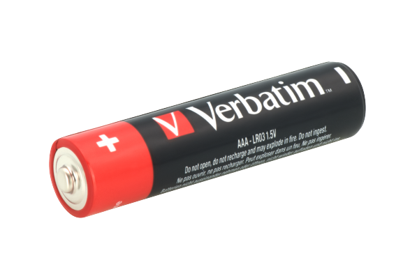 Verbatim 49504, Single-use battery, AAA, Alkaline, 1.5 V, 24 pc(s), -18 - 50 °C