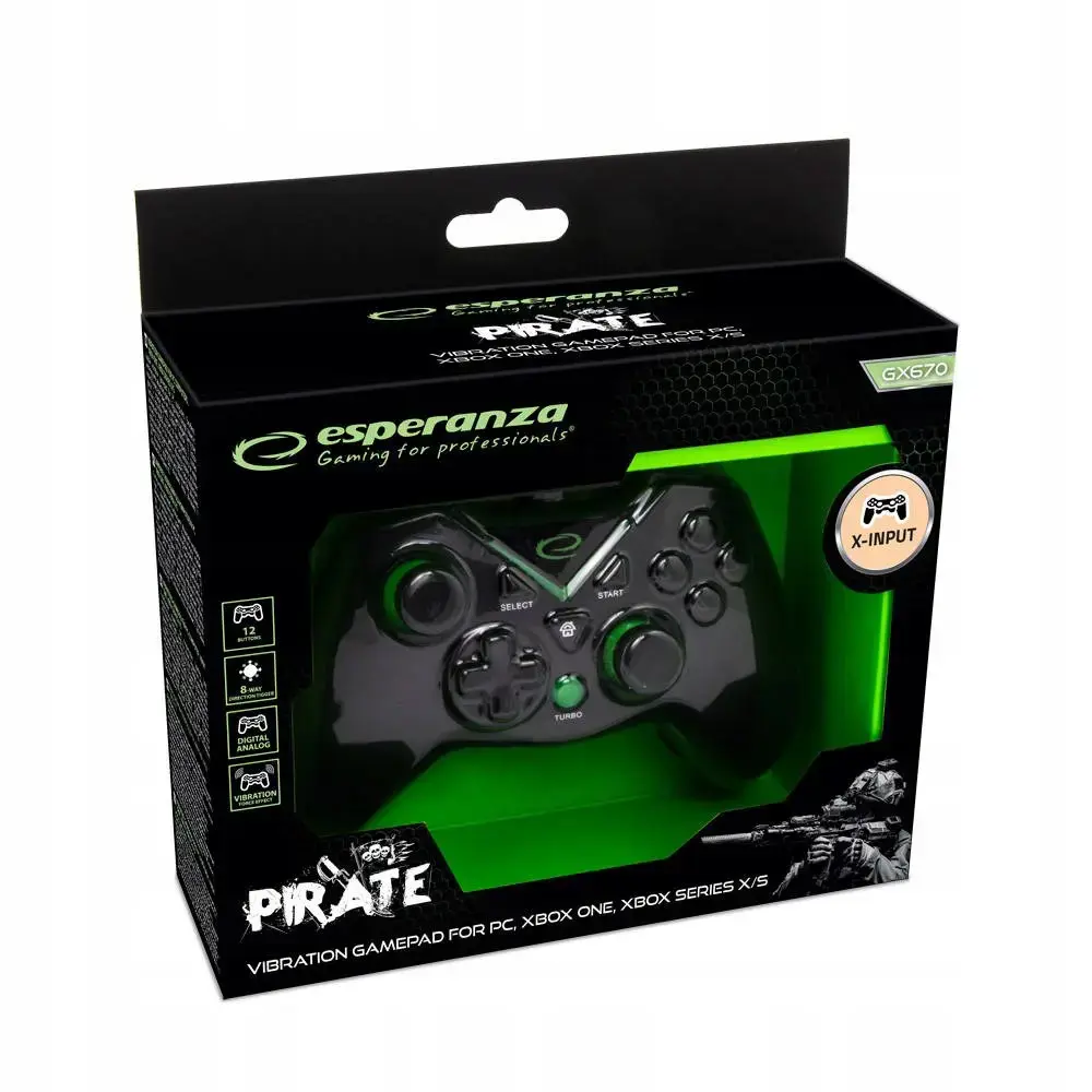 "ESPERANZA" ŽAIDIMŲ BLOKAS PC/XBOX ONE/XBOX SERIES X/S USB PIRATE EGG114K