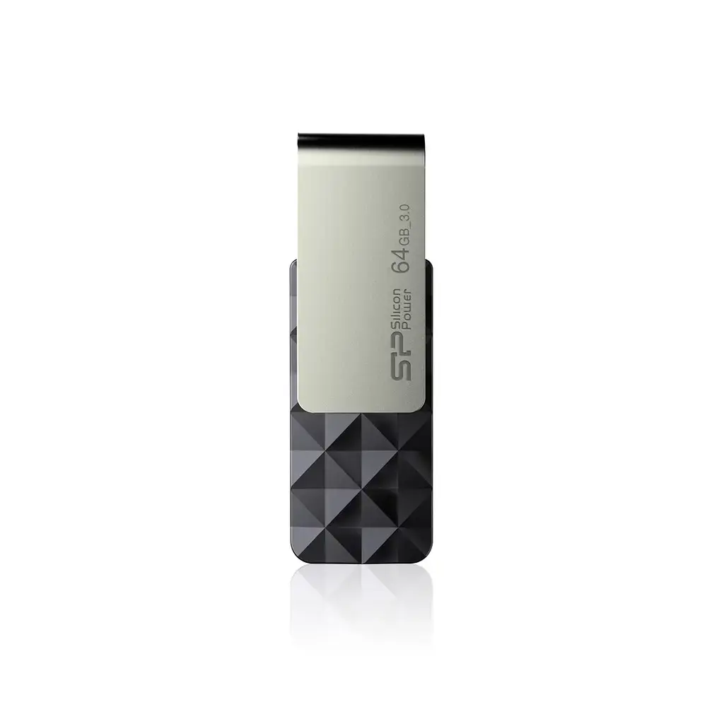 SILICONPOW SP064GBUF3B30V1K Silicon Power atmintinė USB Blaze B30 64GB USB 3.0 juoda