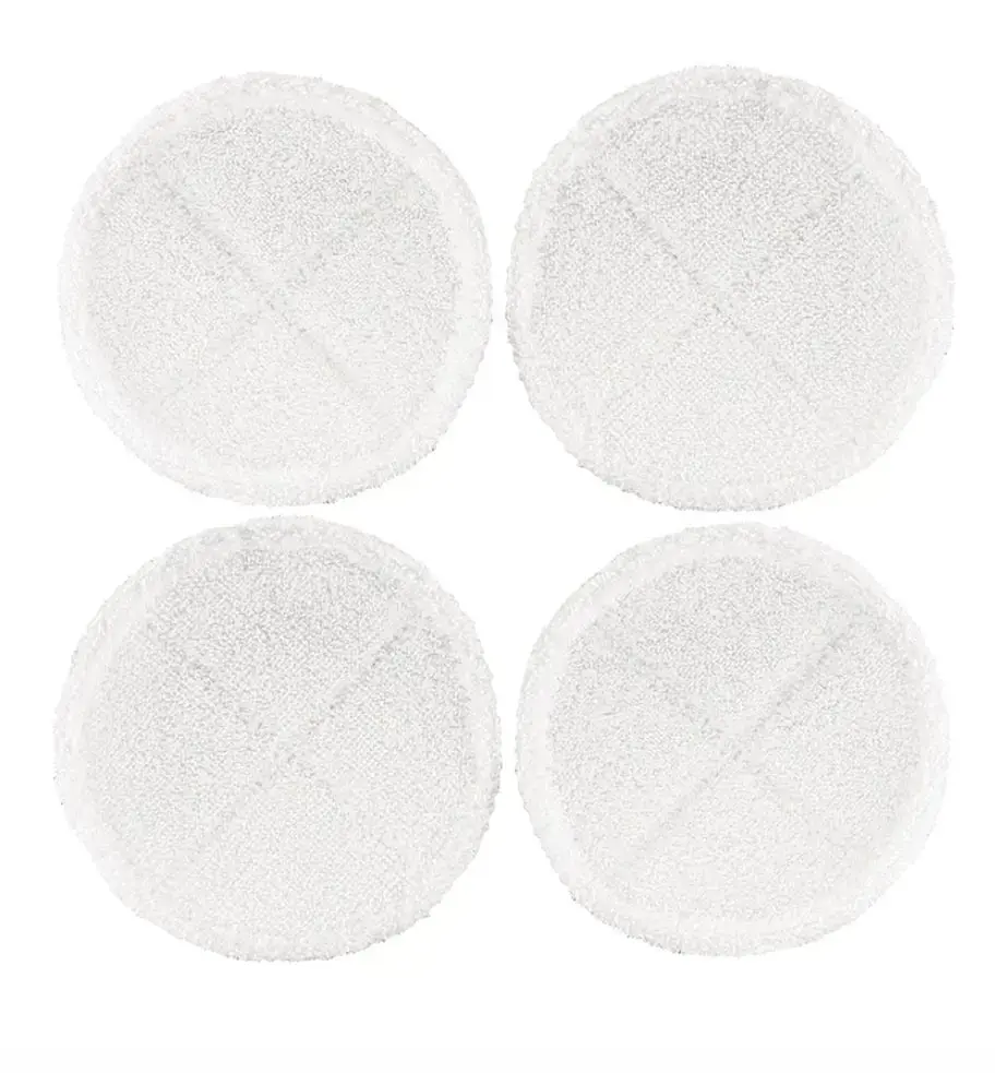 "Bissell SpinWave" trinkelės - 4 x minkštos baltos spalvos