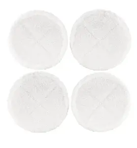 "Bissell SpinWave" trinkelės - 4 x minkštos baltos spalvos