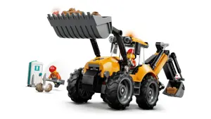 LEGO CITY 60480 Yellow Backhoe Loader