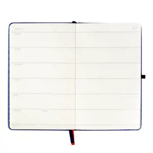 Kalendorius - užrašinė  UNIVERSAL BLACK EDITION, PU, A5, be datų, sidabrinė