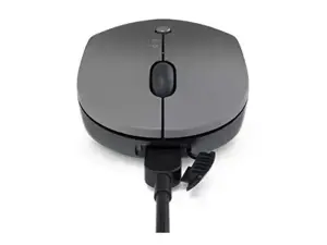 "Lenovo Go" belaidis daugiafunkcis įrenginys, dvipusis, optinis, RF belaidis + "Bluetooth" + A tipo USB, 2400 DPI, pilkas