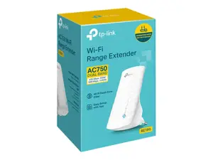 TP-LINK AC750 "Wi-Fi" diapazono ilgintuvas Sieninis 3 vidinės antenos 433Mb/s 5GHz + 300Mb/s 2,4GHz diapazono ilgintuvo režimas WPS