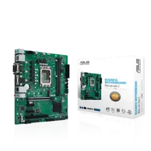 ASUS PRO H610M-C-CSM LGA1700 2xDDR5 1xHDMI 1xDVI 1xDP 1xPCIe 5.0 x16 4xSATA 1xM.2 4xUSB 3.2 mATX MB