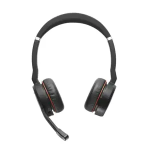"Jabra Evolve 75 SE" - "UC Stereo" su įkrovimo stovu, laidinis ir belaidis, skambučiai / muzika, 20-20000 Hz, 177 g, ausinės, juodos spalvos