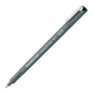 Vienkartinis rašiklis STAEDTLER PIGMENT LINER, 1,2 mm, juodas rašalas