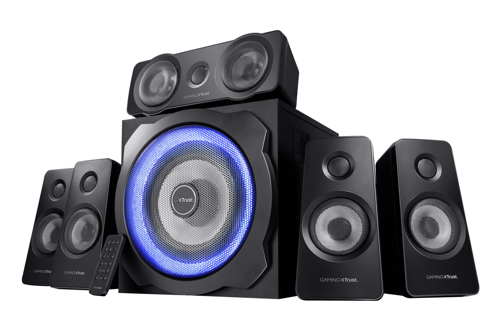 "Trust GXT 658 Tytan 5.1", 5.1 kanalų, 90 W, universalus, juodas, belaidis, 8 m